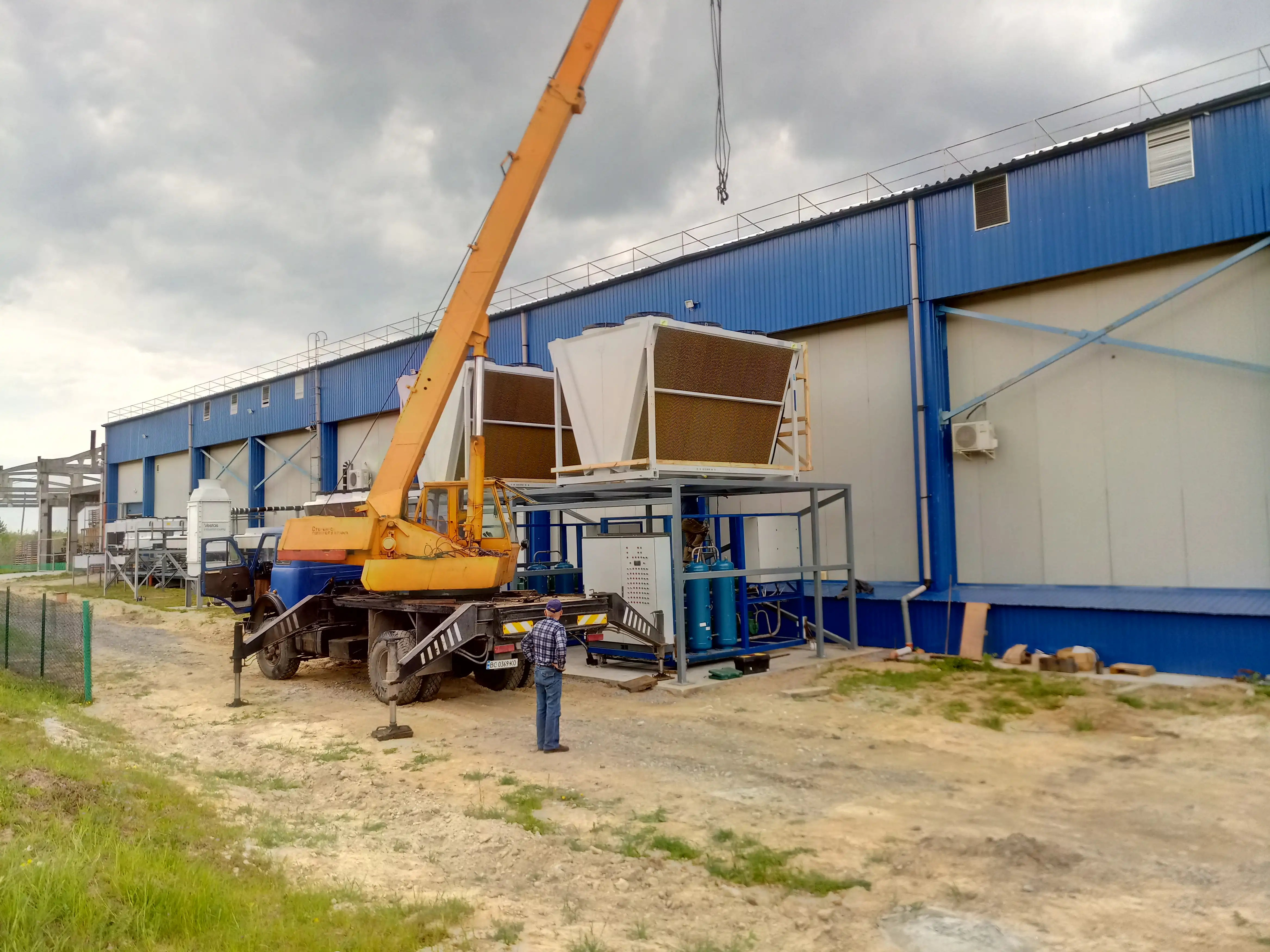 будівництво холодильної машини